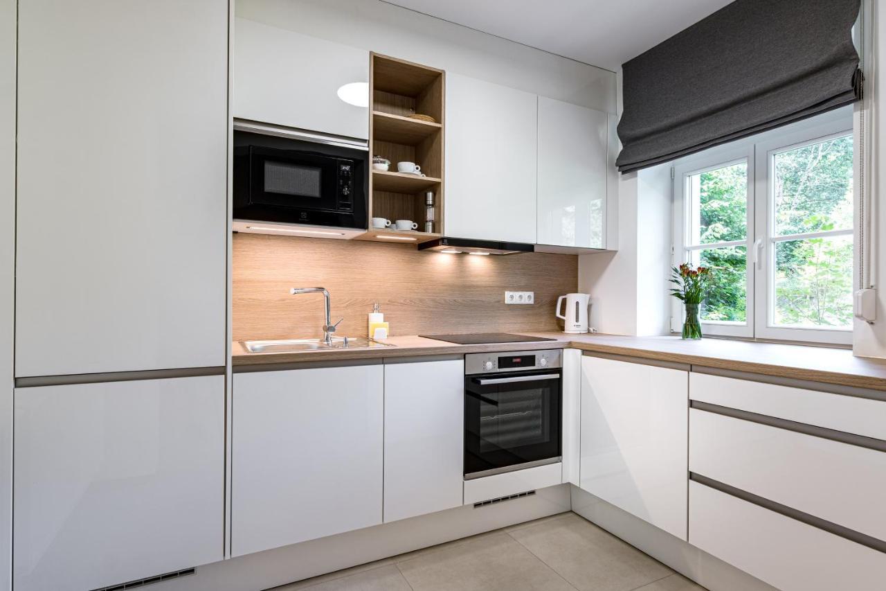 Hubertus Karlova Studanka Aparthotel Bagian luar foto